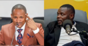 A photo collage of Babu Owino and Ben Sirkal. PHOTO/ Babu Owino/ Screengrab