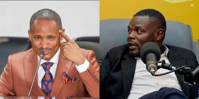 A photo collage of Babu Owino and Ben Sirkal. PHOTO/ Babu Owino/ Screengrab