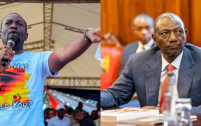 A photo collage of ex ODM Secretary General Edwin Sifuna and president William Ruto. PHOTO/File