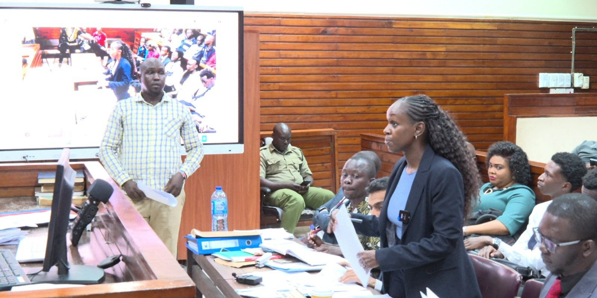 Boniface Ochieng appears before a Mombasa court on July 23, 2026, where he testifies on how teachings linked to Paul Mackenzie influenced his father’s beliefs and led to his disappearance. PHOTO/ DPP