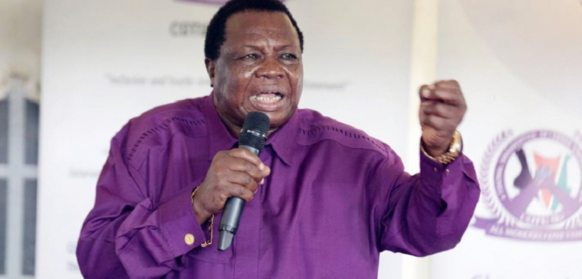 A photo of COTU Secretary General Francis Atwoli at Solidarity Building, Nairobi on April 26, 2025. PHOTO/ Francis Atwoli