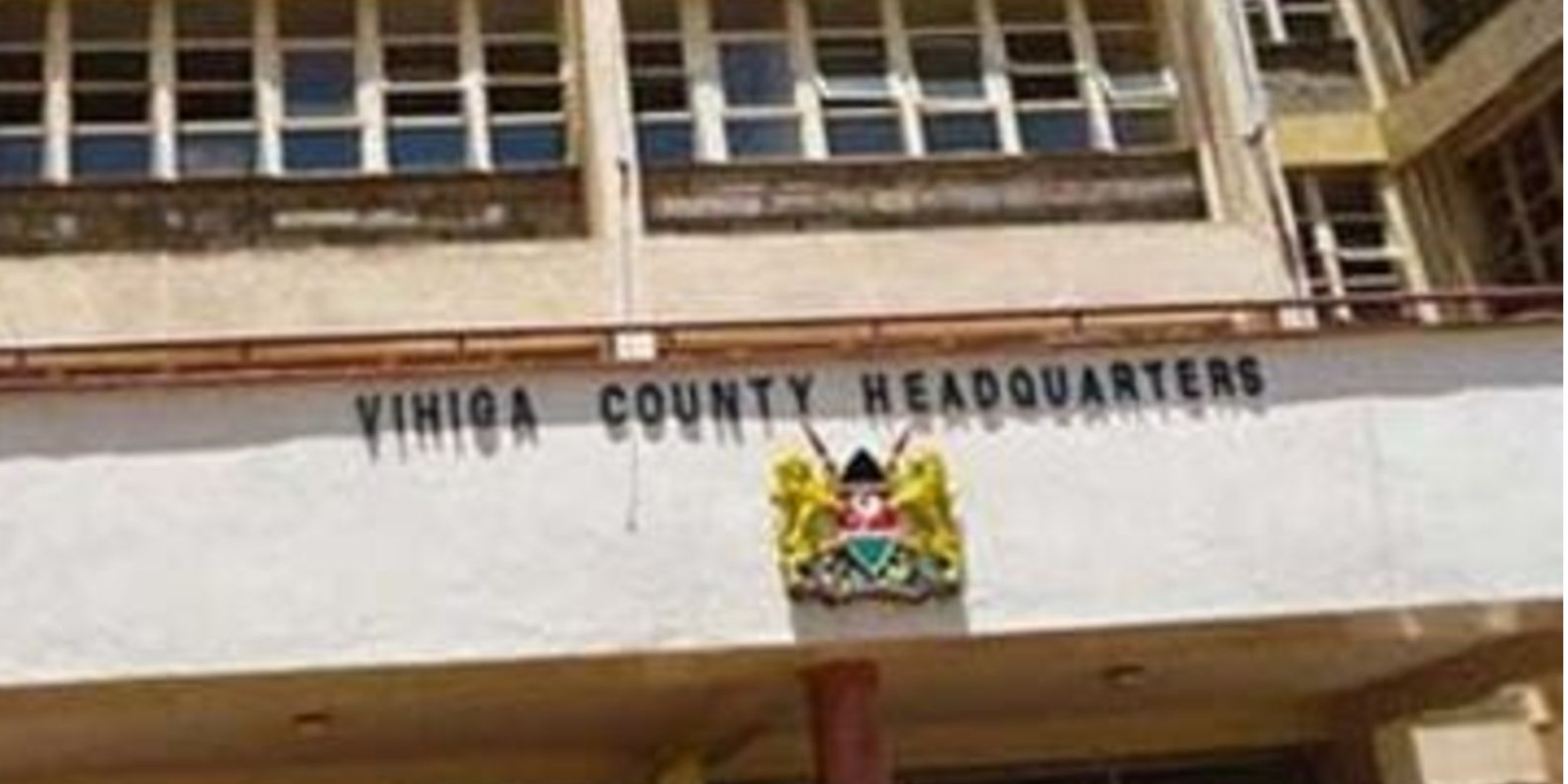 A photo of Vihiga County government headquarters building in Vihiga county. Photo/ file 