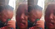 Unidentified woman who was lured and her lower lips bitten by the mysterious 'Ruiru Vampire Man' in alleged process of merry making. PHOTO/ File