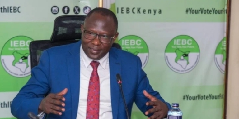 IEBC Chairperson Erastus Edung Ethekon. PHOTO/ IEBC