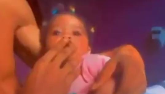 A child being given marijuana PHOTO/X