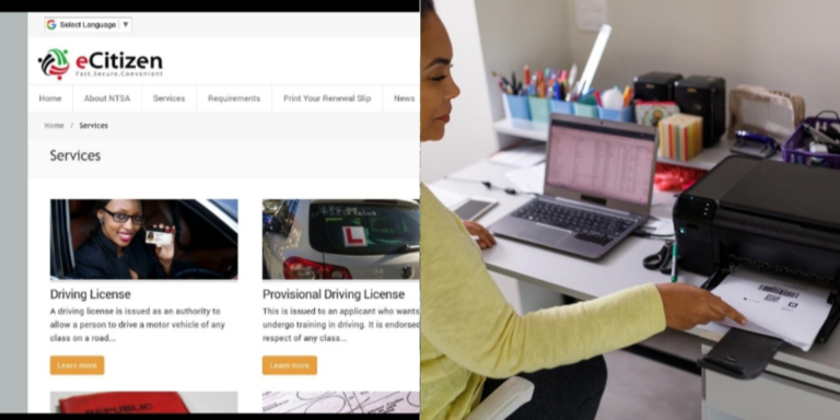 How to Download and Print Your NTSA Driving Licence Details Online