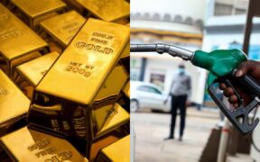 A photo collage of fuel pump and gold pieces in Kenya. PHOTO/ The Standard/Daily Nation