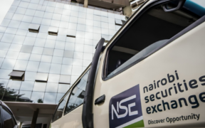 A photo showing NSE Vehicle packed outside's exchanges building . Photo/ File