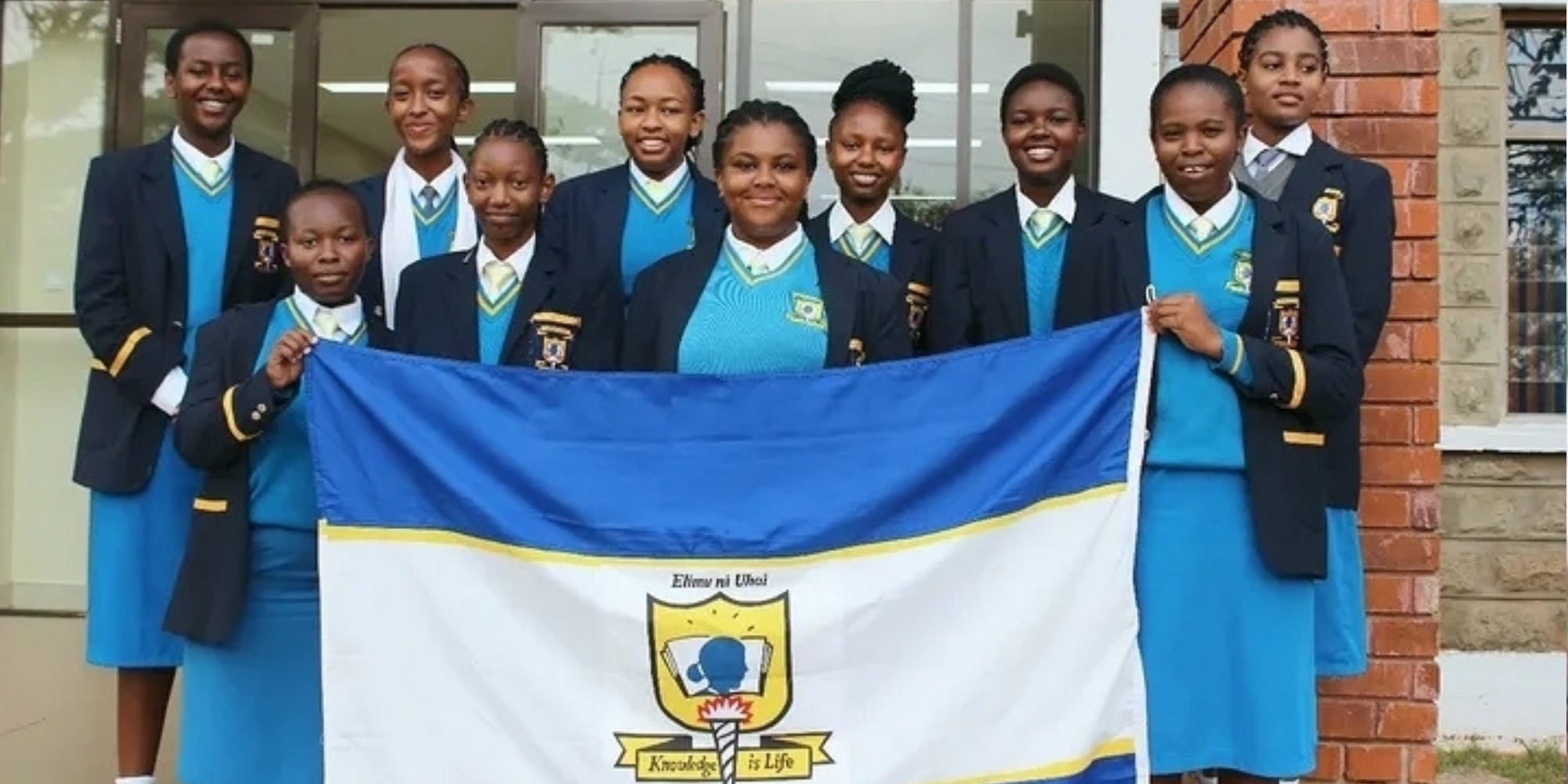 A photo of the students of St. Lucie Kiriri Girls Secondary taken on March 8, 2025 during the celebration of International Women's Day. PHOTO/St. Lucie Kiriri Girls Instagram