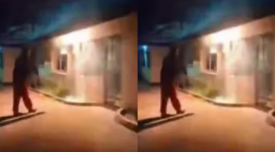 Fire breaks out at Mike Sonko’s Nairobi residence, prompting swift emergency response . PHOTO/ Screengrab