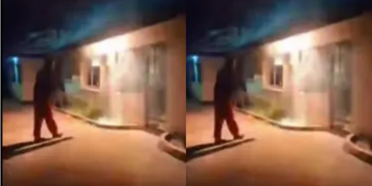 Fire breaks out at Mike Sonko’s Nairobi residence, prompting swift emergency response . PHOTO/ Screengrab