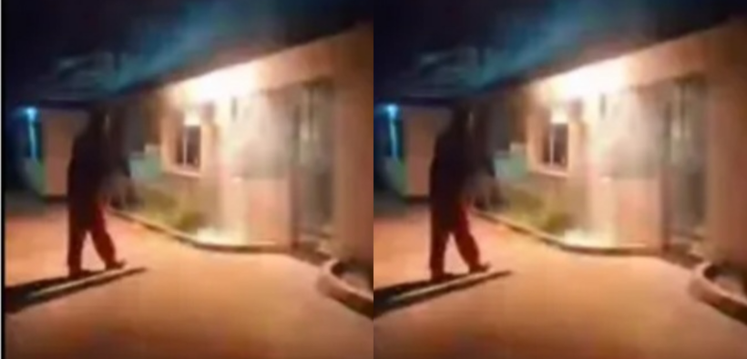 Fire breaks out at Mike Sonko’s Nairobi residence, prompting swift emergency response . PHOTO/ Screengrab
