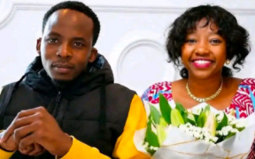 A photo of Isaya Yunge and Charlene Ruto, his wife to be. PHOTO/ File