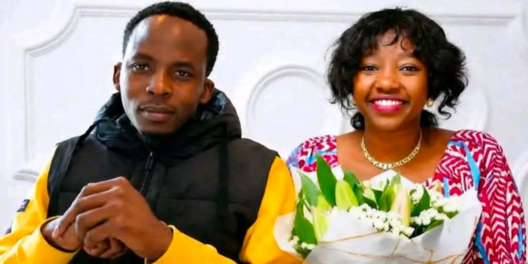 A photo of Isaya Yunge and Charlene Ruto, his wife to be. PHOTO/ File
