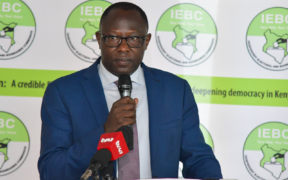 IEBC Chairperson Erastus Ethekon speaks during a National Stakeholder Engagement forum in Nairobi on July 30, 2026, marking the final phase of public participation on the Election Campaign Financing Regulations, 2026. PHOTO/ IEBC.