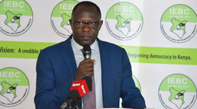 IEBC Chairperson Erastus Ethekon speaks during a National Stakeholder Engagement forum in Nairobi on July 30, 2026, marking the final phase of public participation on the Election Campaign Financing Regulations, 2026. PHOTO/ IEBC.