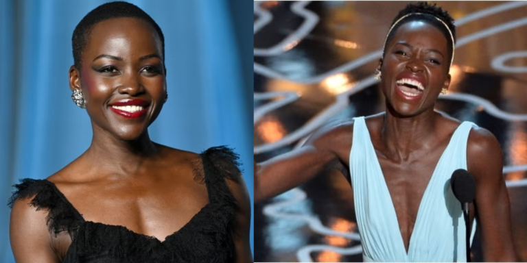 A photo collage of Lupita Amondi Nyong'o. PHOTO/ Getty Images