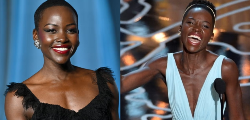 A photo collage of Lupita Amondi Nyong'o. PHOTO/ Getty Images