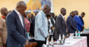 Deputy president Kindiki, President Ruto amd ODM Party leader Oburu Odinga in Naivasha PHOTO/Ruto X
