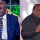 A collage photo of Gachagu and Uhuru . Photo File