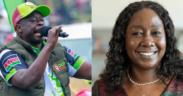 A collage photo of Gachagua and Dr Victoria Mutiso. Photo/ File