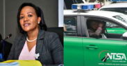 A collage photo of Ombudsman CEO , (the Office of the Ombudsman) is Naisiae Paloshe Tobiko and NTSA vehicle. Photo/ File
