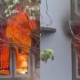 A fire outbreak at Lotus HouseNairobi PHOTO/FB