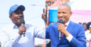 A photo collage of Wiper leader Kalonzo Musyoka and Embakasi East MP Babu Owino