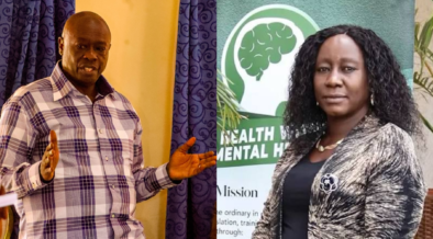 A photo collage of former Deputy President Rigathi Gachagua and psychiatrist Dr. Victoria Nthunya Mutiso