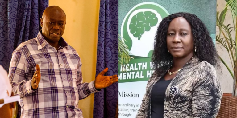A photo collage of former Deputy President Rigathi Gachagua and psychiatrist Dr. Victoria Nthunya Mutiso
