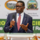 A photo of Cabinet Secretary for Roads and Transport Davis Chirchir speaking during the meeting on paying contractors in Kenya . Photo/ Roads and Transport department / X
