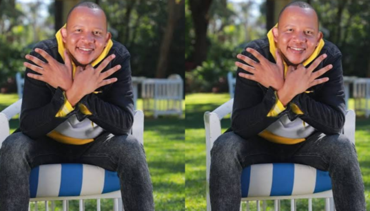 A photo of Former Tahidi high actor OJ during a photoshoot session . Photo/ Dennis Mugo / FB