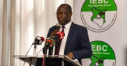 A photo of IEBC Chairperson Erastus Edung Ethekon .Photo / IEBC