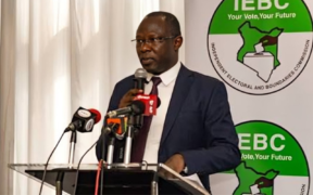 A photo of IEBC Chairperson Erastus Edung Ethekon .Photo / IEBC