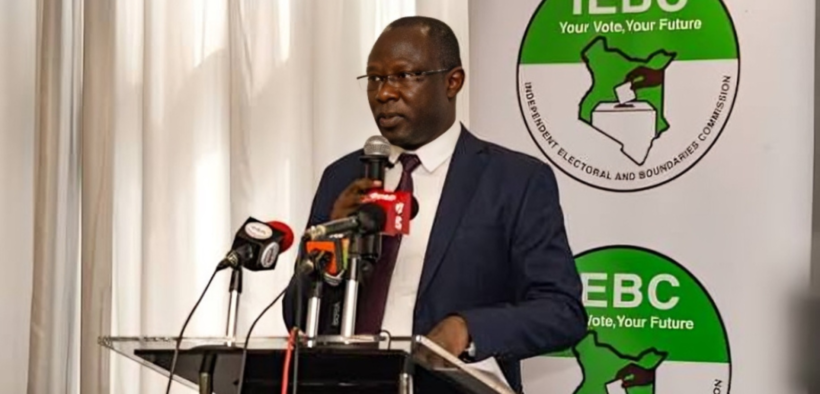 A photo of IEBC Chairperson Erastus Edung Ethekon .Photo / IEBC