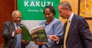 A photo of NICHOLAS NG'ANG'A Kakuzi CHAIRMAN with other investors . Photo/ File