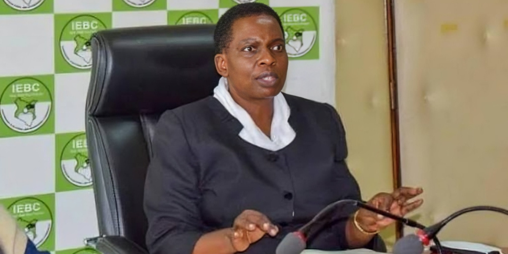 A photo of acting IEBC CEO Ruth Kolundu . Photo /IEBC