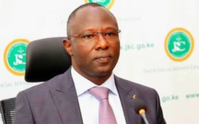 A photo of IEBC chairman Erastus Ethekon.Photo IEB