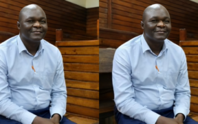 A photo showing Dias Wabwile appearing before the court for his case proceeding. Photo/ Courtes