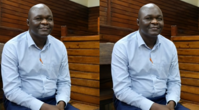 A photo showing Dias Wabwile appearing before the court for his case proceeding. Photo/ Courtes