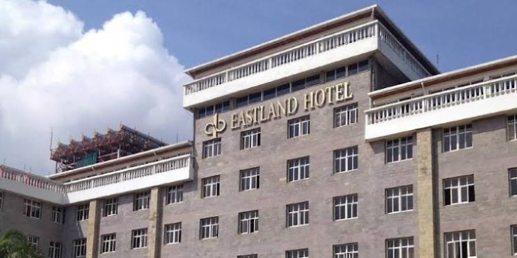 A photo showing Eastland Hotel  that ws placed under receivership. Photo/ Courtesy