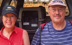 A photo showing Henry Parra, 55, and Adam Hlavaty, 42, the florida couple killed in helicopter crash in Kenya. Photo Courtesy
