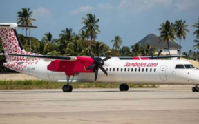 A photo showing Jambo jet airline. Photo/ Jambo jet