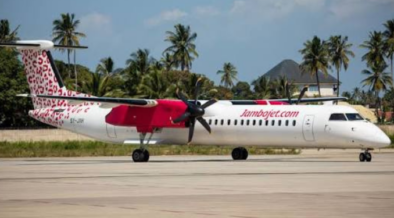 A photo showing Jambo jet airline. Photo/ Jambo jet