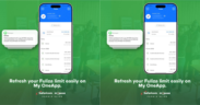 A photo showing the screenshot of a fuliza limit message of a safaricom customer after refreshing limit. Photo/ Safaricom
