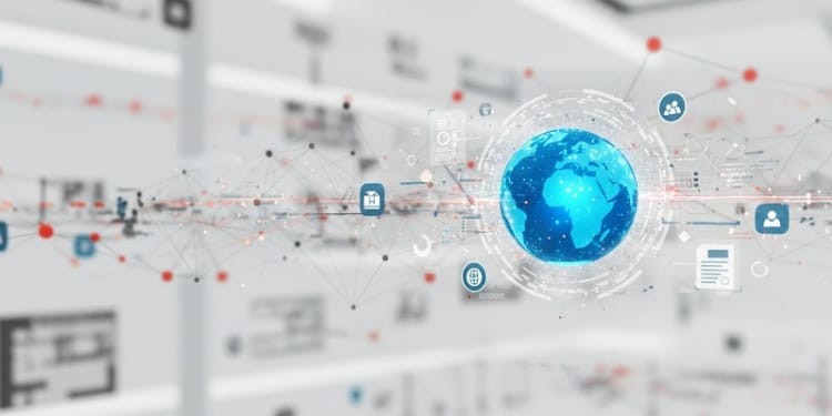 An AI image for illustration of a world powered by AIPHOTO/Africa First