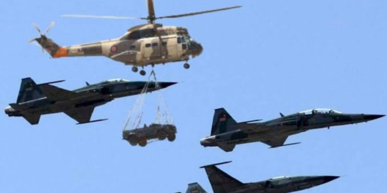 Airforce planes during a past event in Kenya