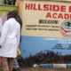 Directorate of Criminal Investigation Officers enter the Hillside Endarasha PHOTO/KNA