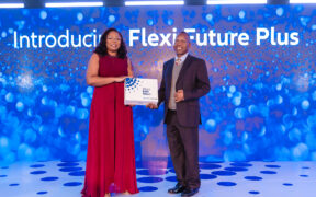 A photo of SanlamAllianz officials during the launch of Flexi Future in Nairobi. PHOTO/Sanlam