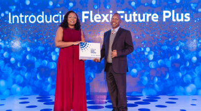A photo of SanlamAllianz officials during the launch of Flexi Future in Nairobi. PHOTO/Sanlam